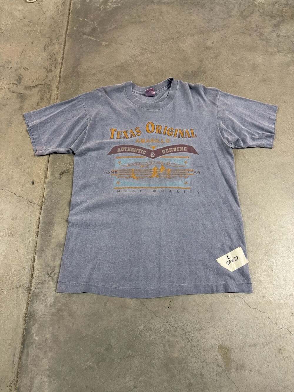Vintage Fruit of the Loom Texas Original Amarillo Graphic T-Shirt